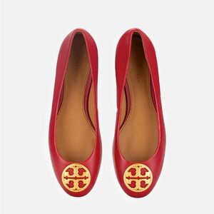 Tory Burch Red Flats
